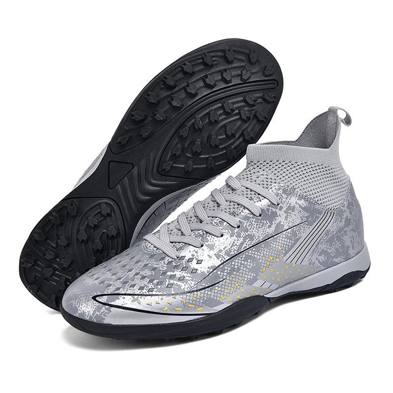 Children's Football Shoes Men's High-top AG Long Nails Primary and Secondary School Students TF Broken Nails Adult Game Sports Training Shoes