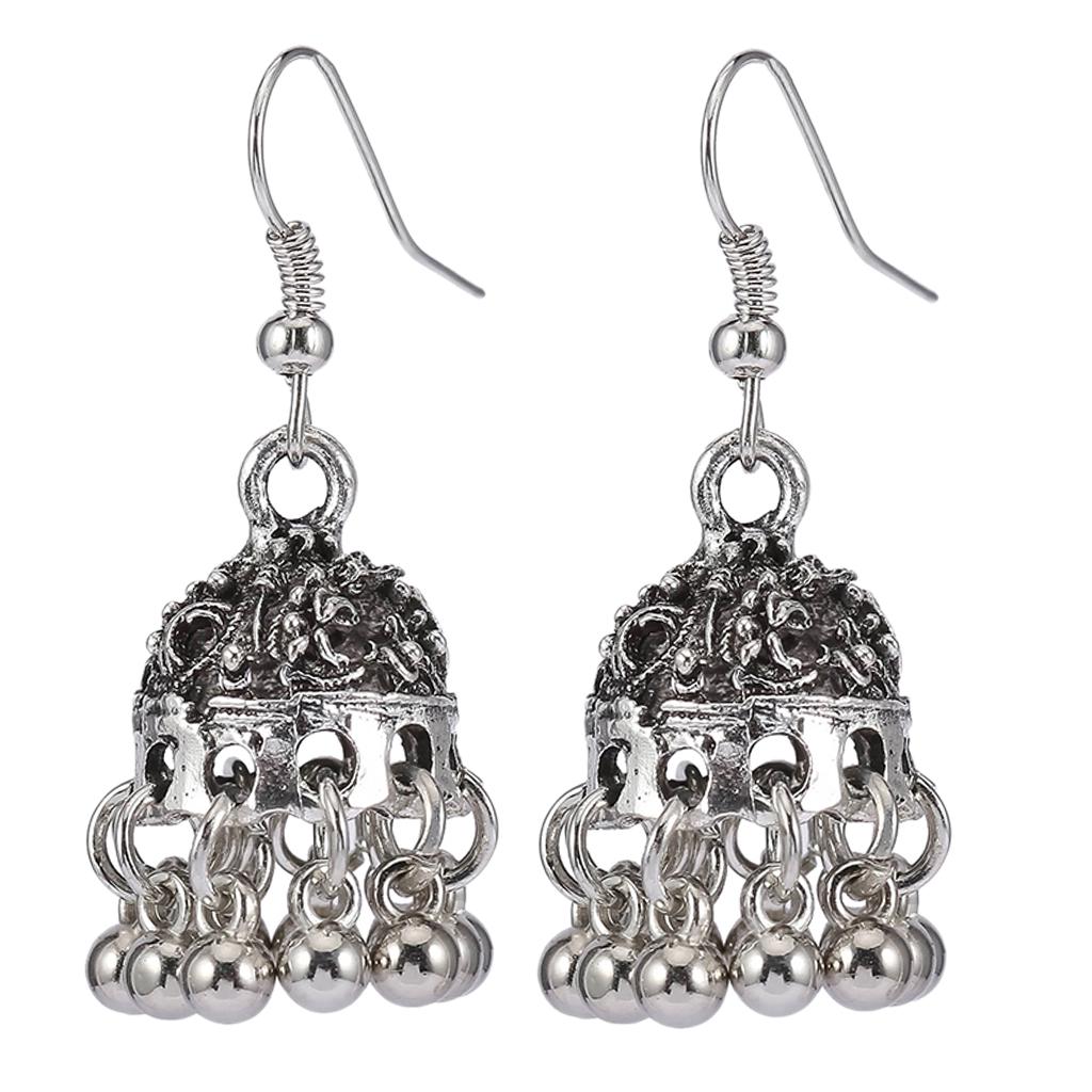 Ethnic Jhumka Jhumki Gold Gypsy Dangle Women Earrings India Tribal Tibet Jewelry Ethnic Jhumka Jhumki Gold Gypsy Dangle Women Earrings India Tribal Tibet Jewelry