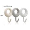 4Pcs Hook Strong Adhesive Sticker Wall Hang Load-Bearing Hook No Nail Traceless Door Back Hook No Punch Sticky Hook Key Hanger
