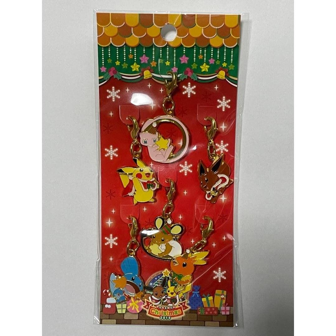 Pokemon Metal Charm Set Christmas Illumination