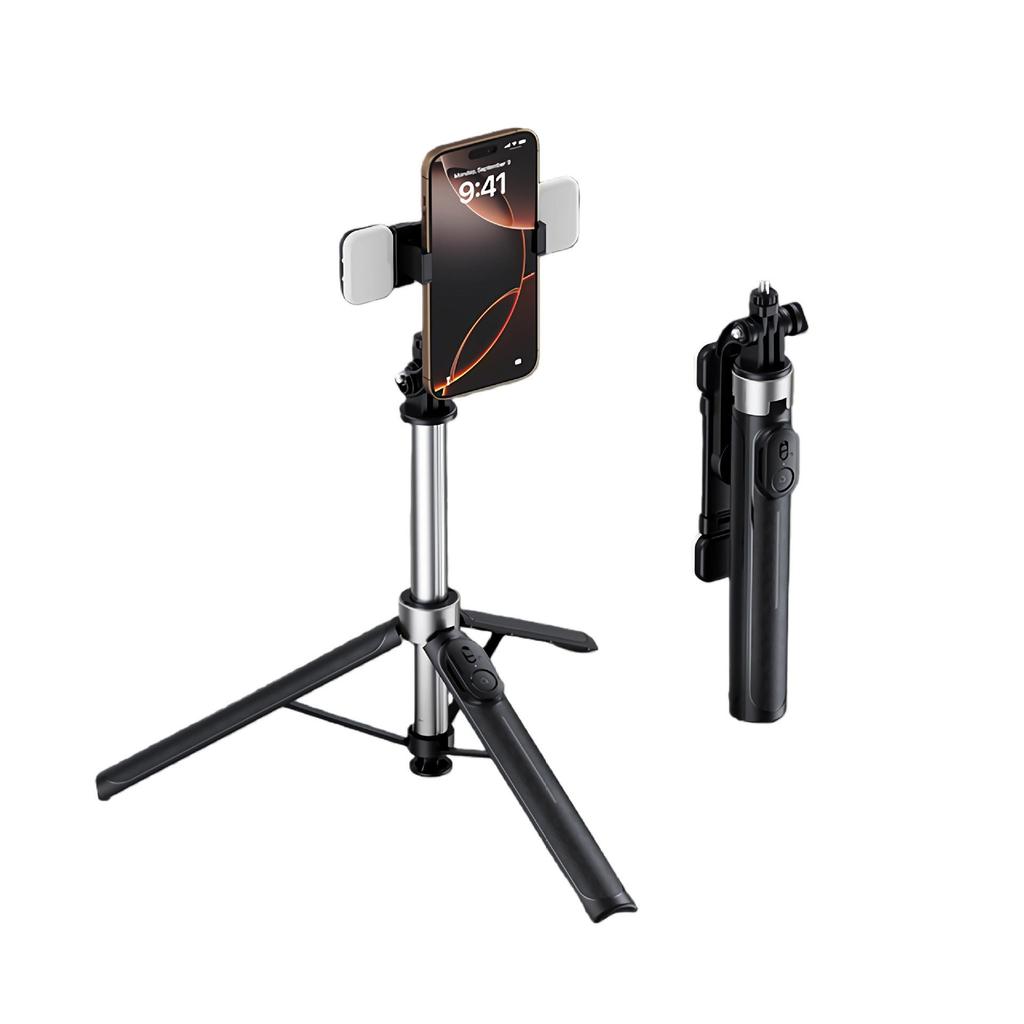 2026 Travel Selfie Stick with 1.3m Retractable Live Broadcast Tripod