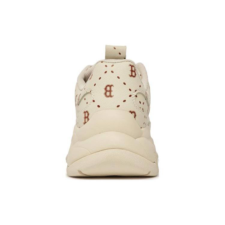 MLB Big Ball Chunky Synthetic Leather Sports Trend Shock Absorption Non-Slip Wear-Resistant Increased Height Low-Top Dad Shoes 3ASHMS13N-43BGS