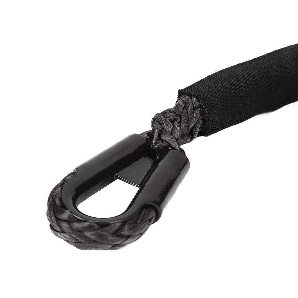 KIMISS Synthetic Winch X Ton High with Protective Sleeve for Vehicle Cable Line Rope, 9.5mm 23m, 7.5 Capacity, Strength, 4WD/ATV/UTV/SUV, Off-Road