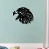 1pc Metal Eagle Statue 11.81 Inch, Indoor Outdoor Wall Decor for Farmhouse Living Room Bedroom Porch Fence Garden Courtyard Patio, Metal Artwork Gift