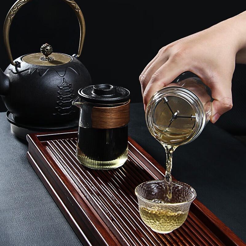 Shui Yi Sheng Portable Double-Layer Glass Water Bottle