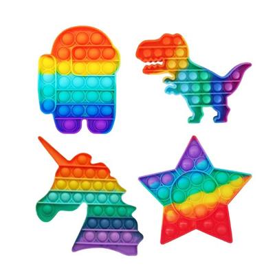Luarmo Push Pop Bubble Pop-It 4-Piece Set, Korean Popular Puzzles