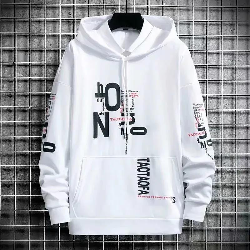 Herr Pullover och Casual Byxor Kostym Vår Huvtröja Sportkläder Skoltrend Tröjkostym Sportkostym