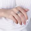 Lindon Classic Copper Alloy Zircon Ring Ladies Jewelry Wedding Promise Party Gift