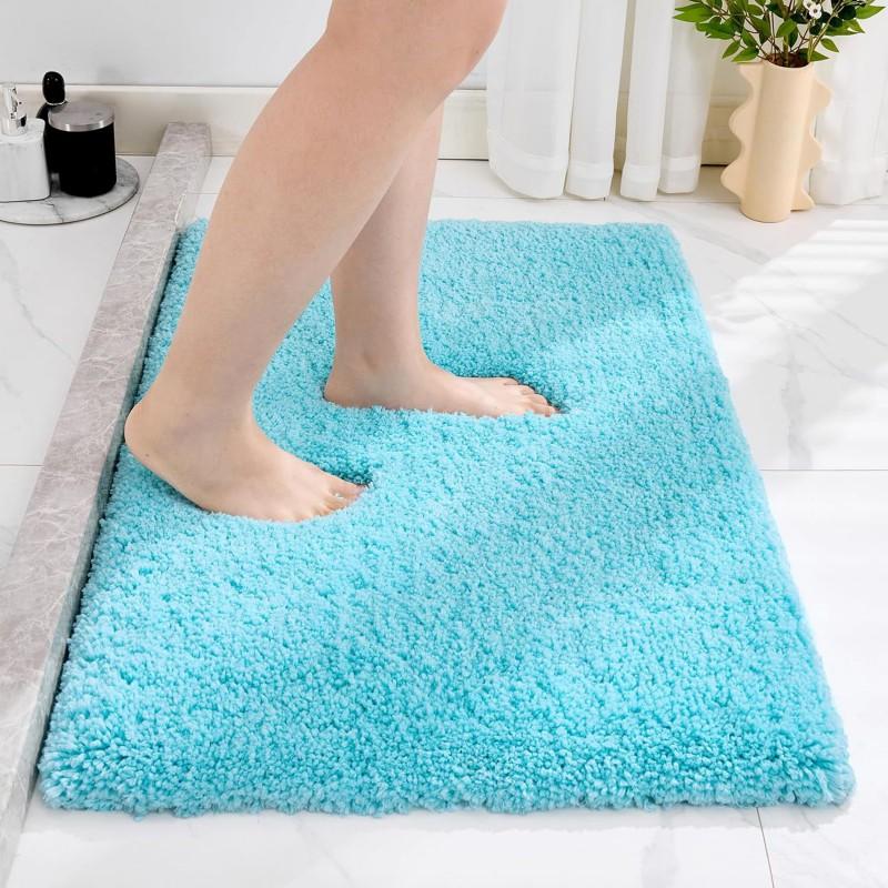 Tappetino da Bagno in Chenille Spesso Assorbente Antiscivolo Tappeto per Pavimento Ingresso Bagno Corridoio Cucina