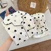 Summer New Pajamas Women's Short-sleeved Shorts Thin Cloud Cotton Cartoon Cute Large Size Korean Version Loungewear