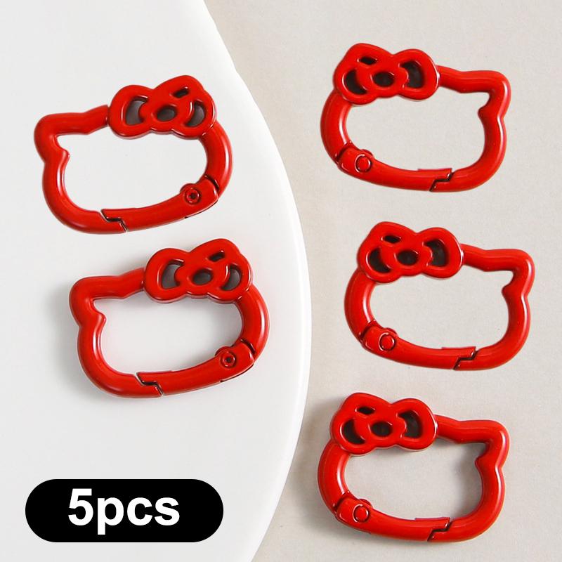 Ключница-брелок Кот Хелло Китти из сплава Милая подвесная пряжка Аксессуары для брелоков своими руками Мультяшный Кот Kt Подарок для девочек