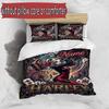 3pcs Duvet Cover Set (1*Duvet Cover + 2*Pillowcase, Without Core), Custom Name Harley Quinn Pattern Bedding Set, Home Bedroom Decor Gift