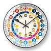 Kids' Educational Cartoon Wall Clock for Learning Time - Silent Clock for Children's Bedroom and School