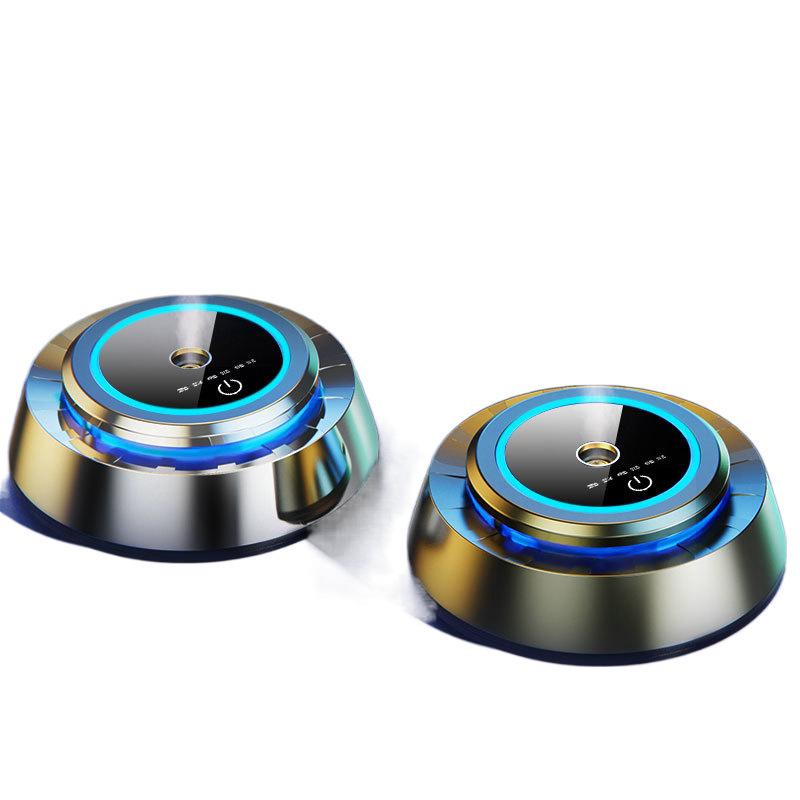 Smart Car Diffuser with Atmosphere Light - Long-lasting Fragrance and Deodorizing High-end Ornament