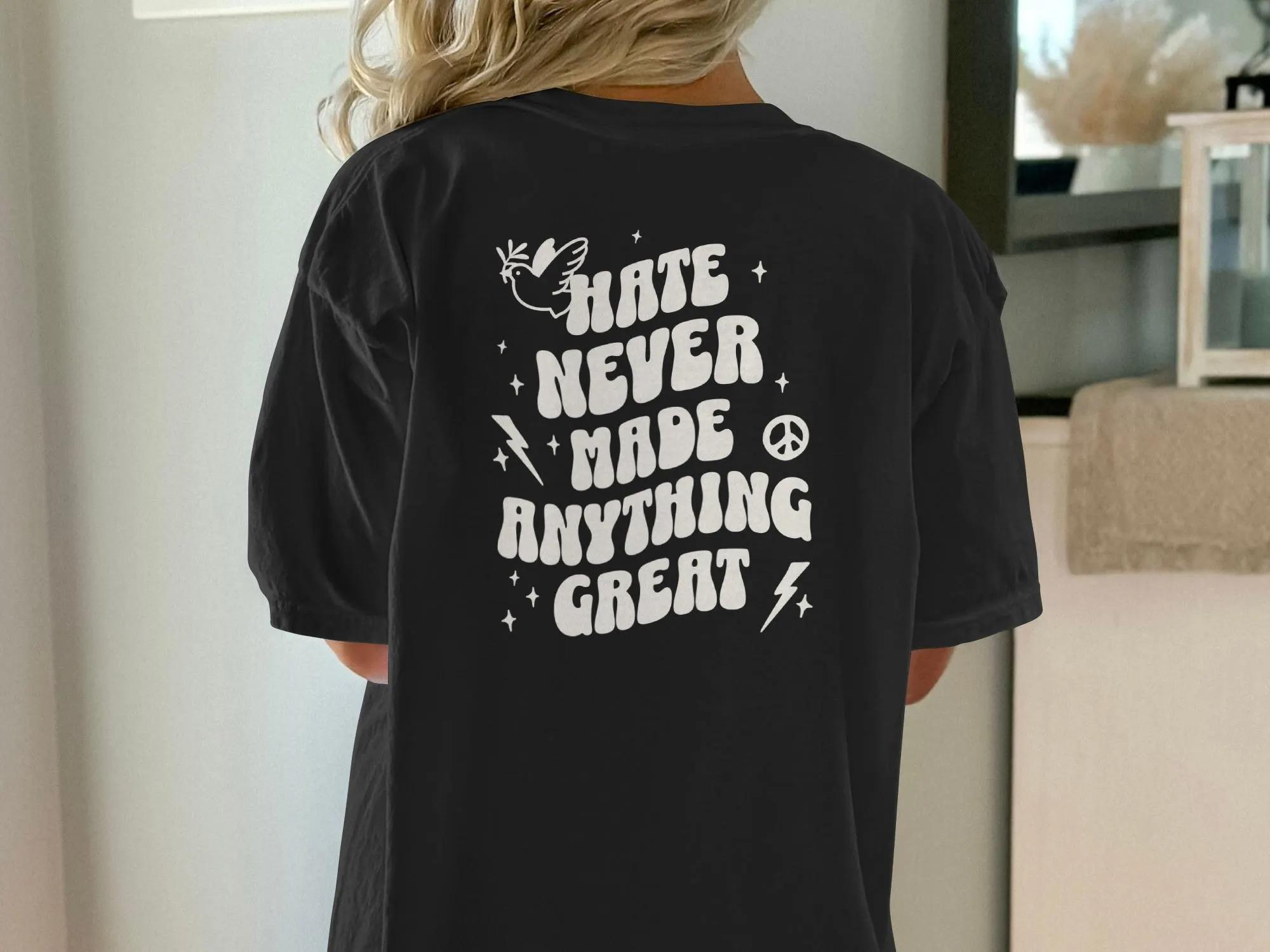 

Equal Rights Tshirt A Unisex S To 3XL Printed Tshirt with Political Slogans on The Back for Daily Wear S