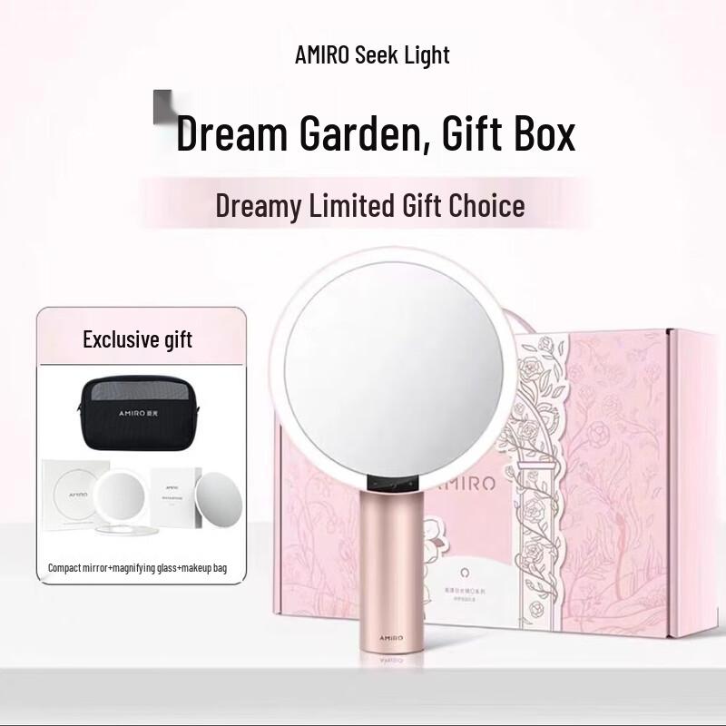 AMIRO O2 Vintage LED Desktop Makeup Mirror