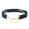 Trendy Blue Denim Gothic Goth Punk Star Choker Necklace Personality Vintage Clavicle Chain For Women  Jewelry Accessories