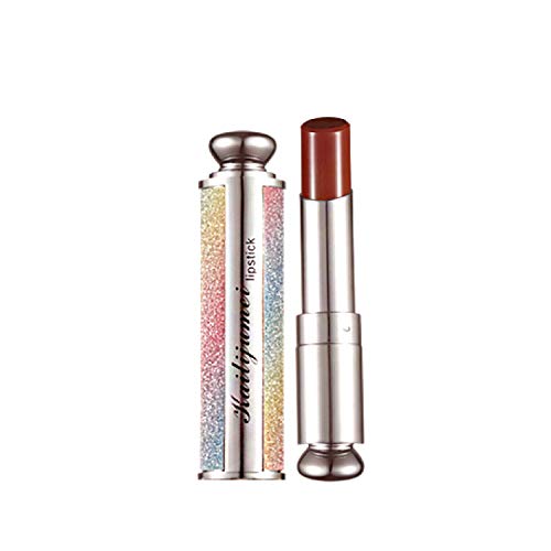 Kailijumei Mermaid Lip Glossy, Highly Pigmented, Moisturizing Rouge (3. Dugong Milk Tea Beige)