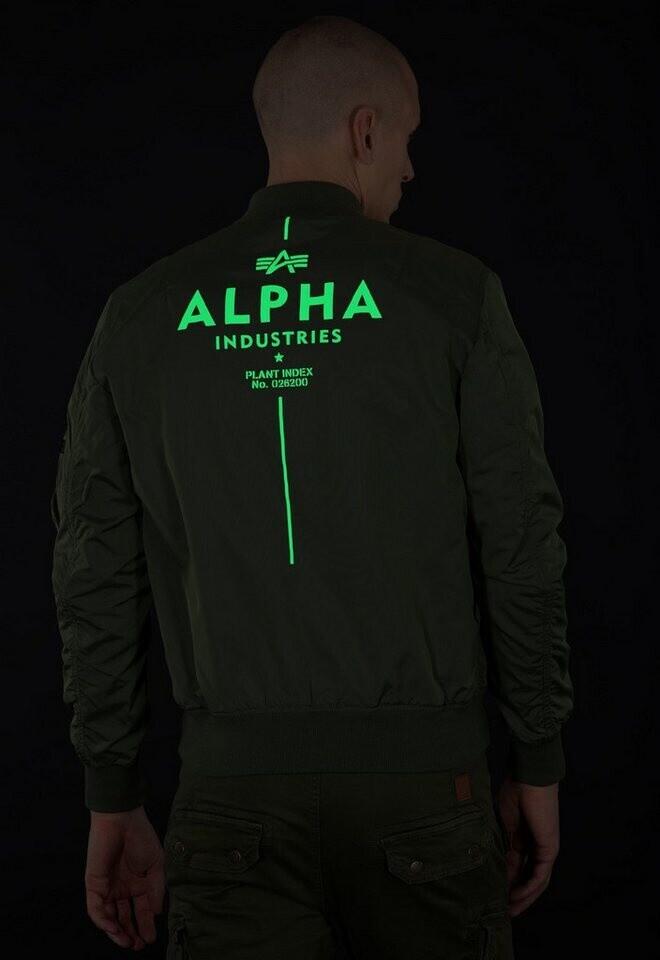 Alpha Industries MA-1 TT Glow In The Dark (116102) Winter Jacket Sage Green (116102-01)