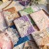 16 ks Sada na scrapbooking z více materiálů Speciální papír Síťka Dekorace do scrapbooku DIY doplňky Materiál na deník Ozdoba