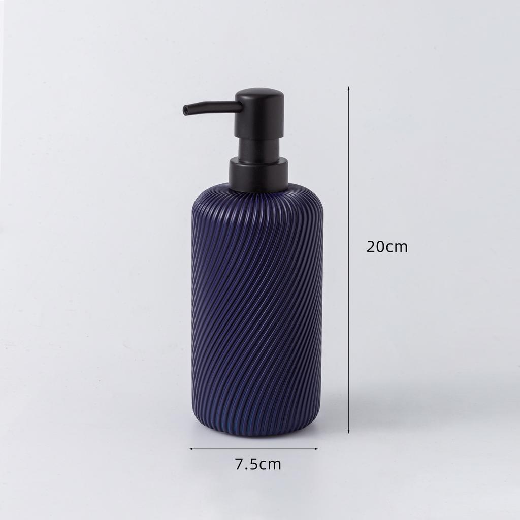 450ml Soap Dispenser Spiral Lotion Bottle Resin Hand Sanitizer Toilet Press Bottle Hotel Shampoo Bath Gel Separate Bottles