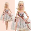 Evening Dress 30cm Doll Princess Skirt Princess Skirt 1/6 BJD Dolls Clothes  Children Toy