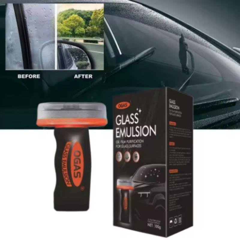 Glass Oil Film Cleaning Brush Windshield Oil Film Coating Cleaning Paste Automobile Foam Cleaner Without Damaging Glass