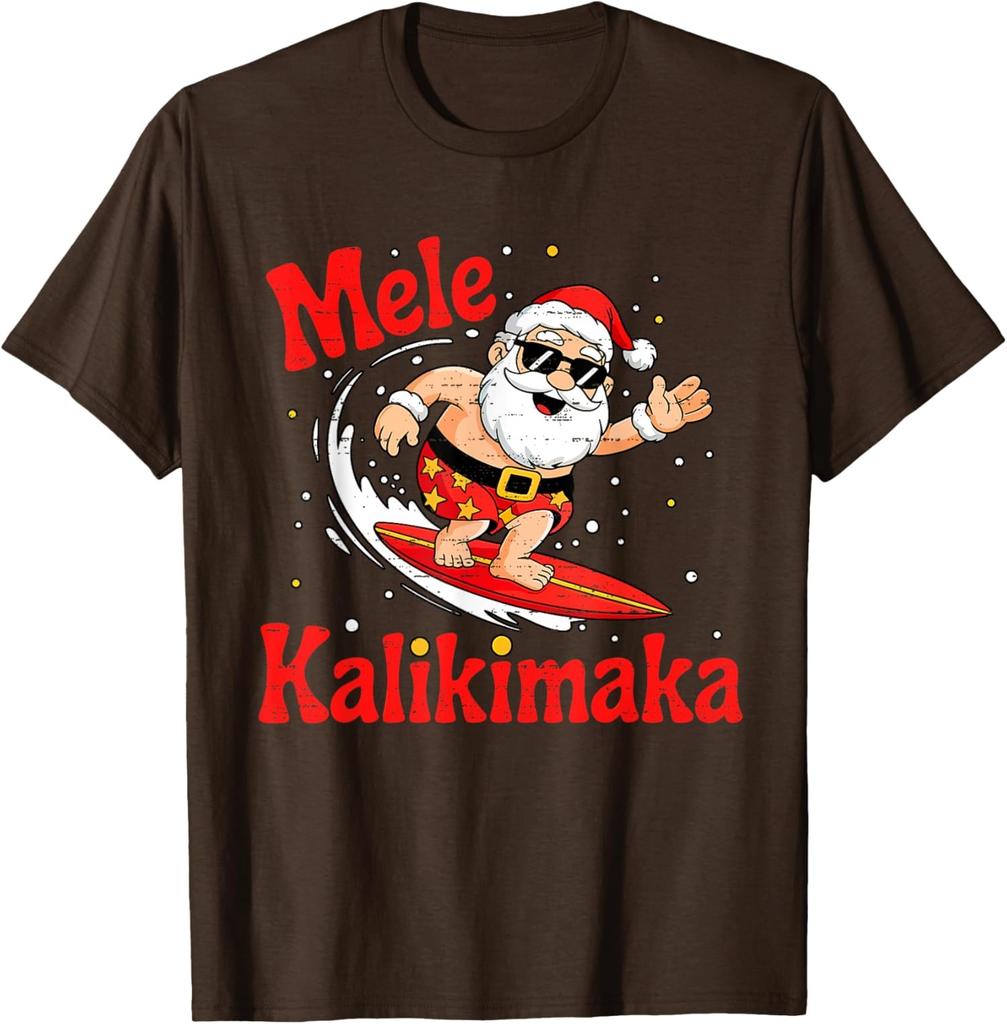 Funny Santa Summer Beach Vacation Design Funny Unisex T-Shirt