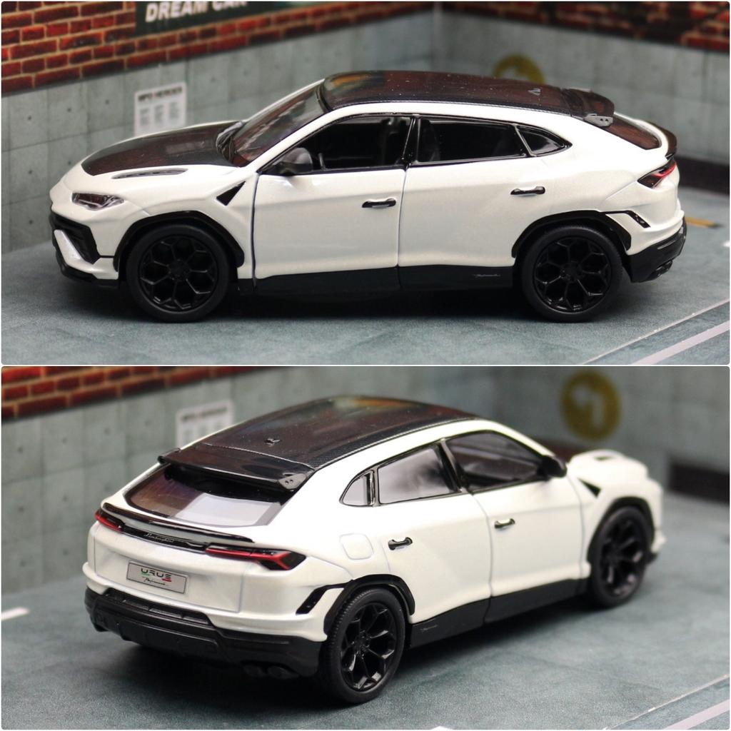 Lekebilmodell 1/40 Lamborghini URUS SUV Sport Diecast Alloy Miniatyr kjøretøysamling Gave til barn Gutter Barn