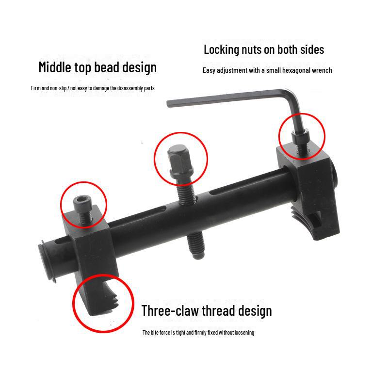 Zestaw narzędzi do demontażu wału korbowego i koła pasowego wentylatora