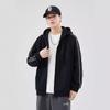 Heavy Austrian Velvet Spring Cardigan Hooded Sweater Men'S Sports Loose Thickened Thermal Casual Zipper Jacket