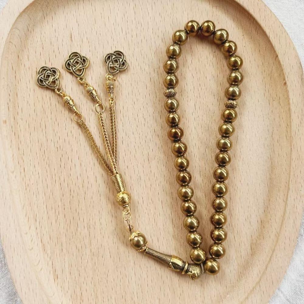 Naher Osten Retro Einfach Muslimisch Obsidian Rosenkranzperlen Werden Täglich mit Gebetsschmuck Getragen Feiertagsversammlungen Armband