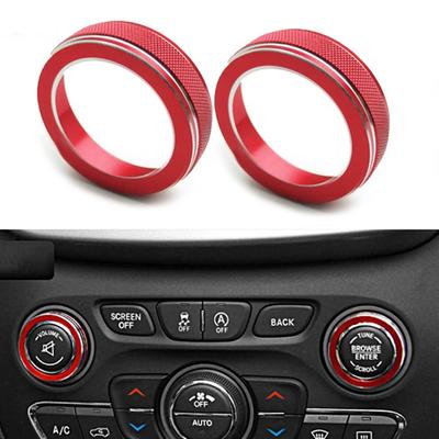 Couvercles de bouton de Volume à Installation directe pour Jeep et Cherokee