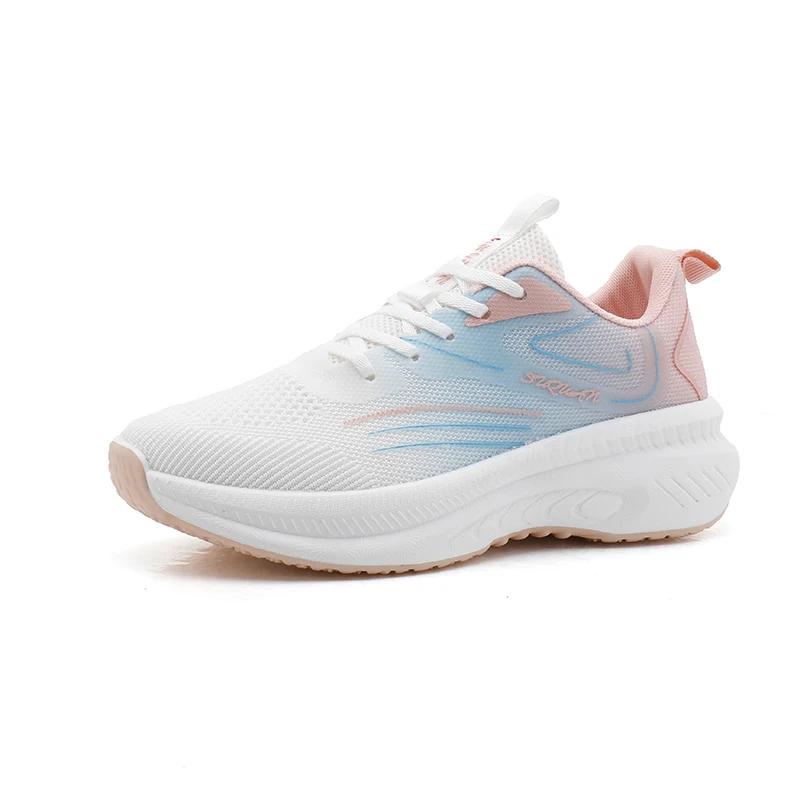 

Кроссовки BKQU для пар, повседневные, для бега, летняя мода, противоскользящие, для пешего туризма, сетчатые, дышащие, спортивная обувь, для тенниса, женская, трендовая 35