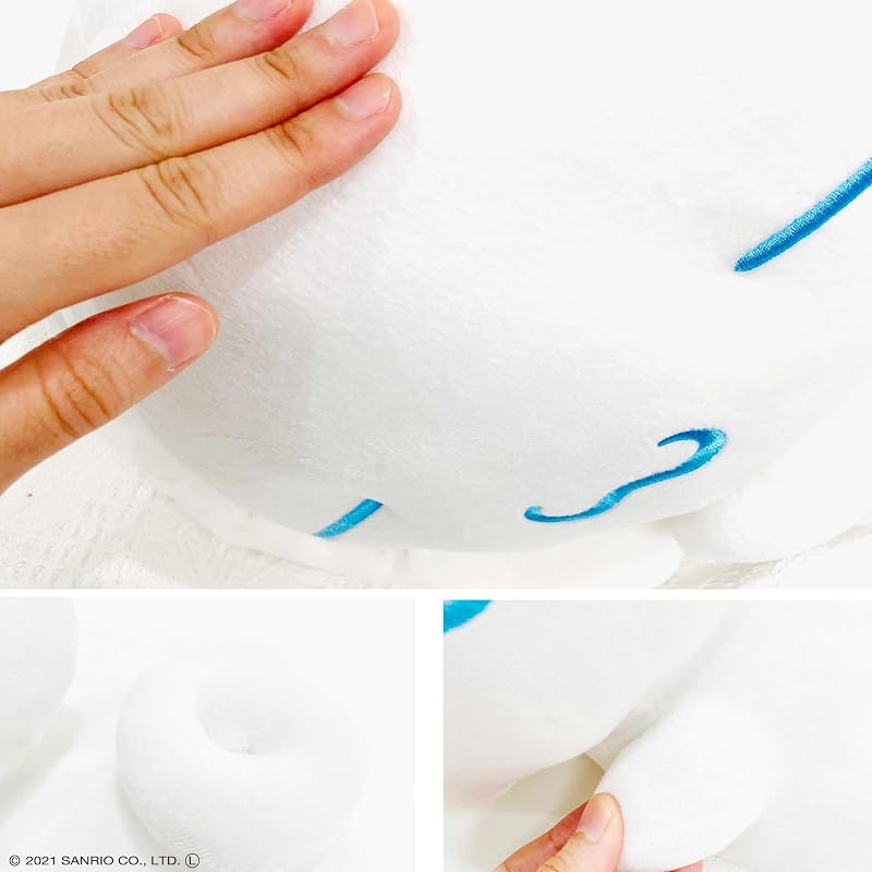 MORIPiLO Sanrio Cinnamoroll Hugging Pillow [Smooth Material, Marshmallow Texture] Plush Toy, Hugging Pillow, Large Cushion, Cute, Large Size | Sleepy