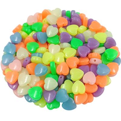 Kreative handgefertigte Materialien Gelee-Farbe für Halskette Armband Ohrringe Liebe Lose Perlen 10 Stück Einfarbiges Acryl Schmuckherstellung Zubehör