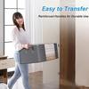 Gray Large Horizontal Storage Bag (70 50 30 cm) for Home Organizing and Closet Storage