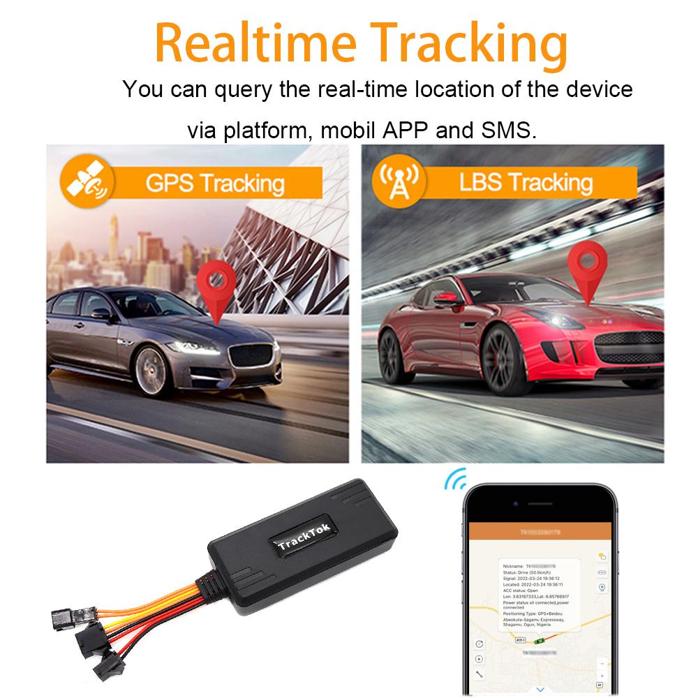 New 4G GT06 Protocol Multifunctional Car GPS Locator, Anti-Theft One-Click Lock, APP Smart Positioning
