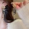 European and American Exaggerated Heavy-duty Crystal Tassel Earrings for Women, Elegant and Sophisticated Earrings, Trendy New Bestsellers