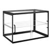 Bakery Display Case, 2-Tier Commercial Countertop Pastry Display Case, Clear Acrylic Bread Box for Kitchen, Party Cake Cabinet with Sliding Door for