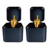 1/2pcs Out of The Box Pop-up Middle Finger Gift Box Desk Home Decor Gifts Middle Finger Novelty Christmas Funny Prank Gifts