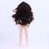 1 Set Girl Diy Dress Up Toy Lovely 1/6 30Cm Nude Dolls 3D Simulation Eye 20 Movable Joints Doll Kids Gift