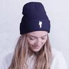 Neuer europäischer und amerikanischer Stil Billie Eilish Bestickte Strickmütze für Männer und Frauen, Wollmütze Gleicher Stil wie bei Stars