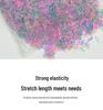 8024 Colorful Children's Hair Ties – Small High-Elastic Rubber Bands, One Pound Pack