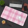 Pink Placemat Stylish Plaid Table Mat Vintagestyle Desk Mat Large Mouse Pad Office Gift Cute Design for Her Workspace