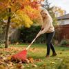 Leaf Rake Detachable Handle Length Lightweight Lawn Rake Adults Kids Extendable Garden Rake Outdoor Leaf Collector
