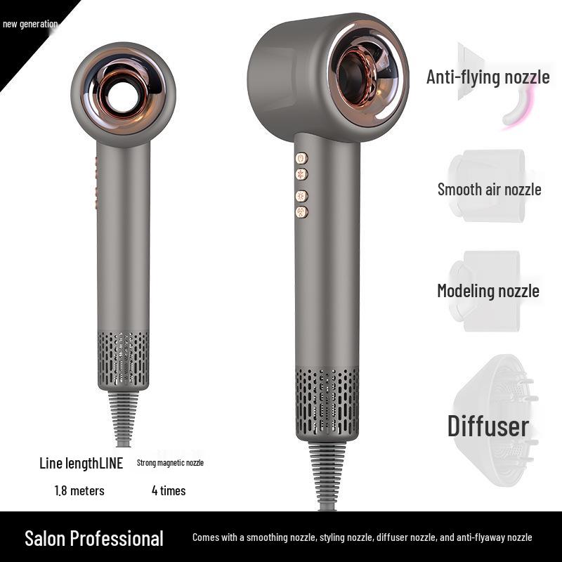 Professional High-Speed Ion Hair Dryer for Salon-Quality Care