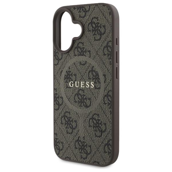 Guess Guhmp16Sg4Gfrw Iphone 166.1 Brązowy/Brown Hardcase 4G Ring Classic Logo Magsafe