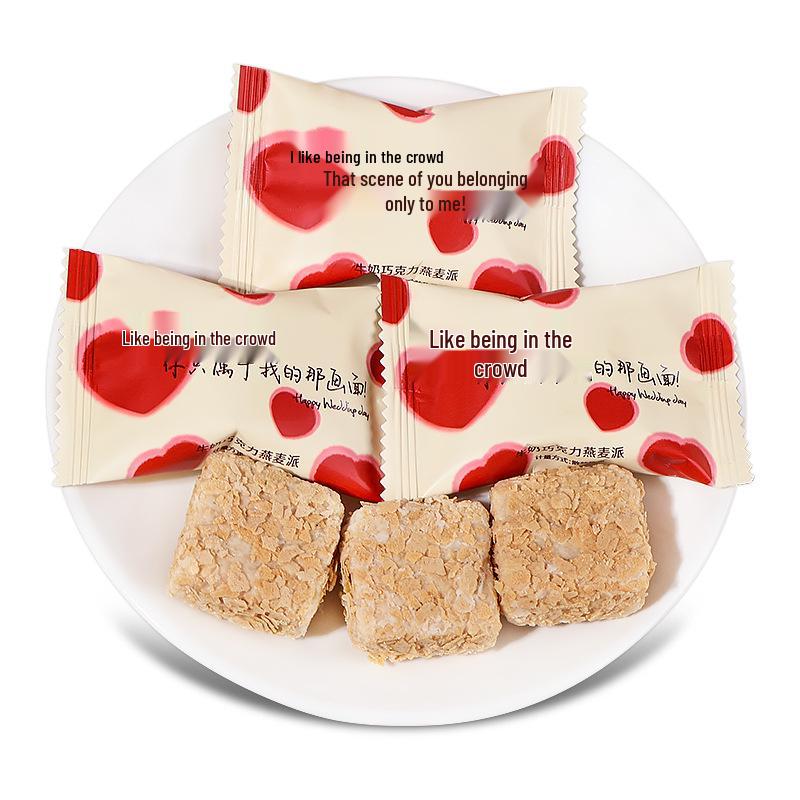 Rainbow Milk Chocolate Oatmeal Pie Wedding Favors - Small Snack Treats