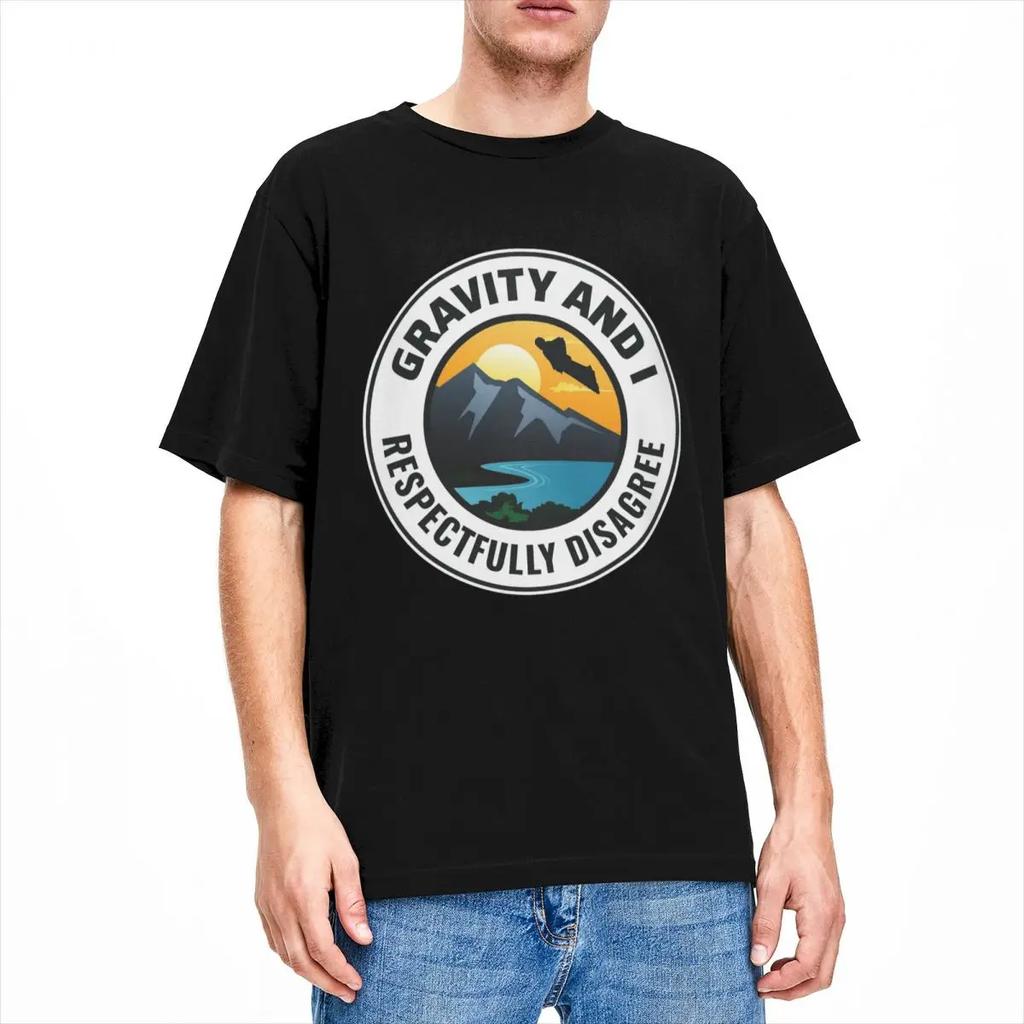 Wingsuit Flying Base Jumping T Shirt Accessories for Men Women Cool Mountain Skydiving Wingsuiting T-shirt Clothing